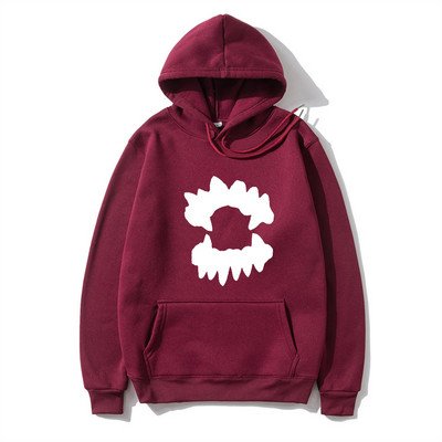 Vintage muška majica s kapuljačom Y2K Grunge Hip Hop Teeth Ulična odjeća s kapuljačom Harajuku Punk Gothic Pulover Hoodies Ležerna odjeća