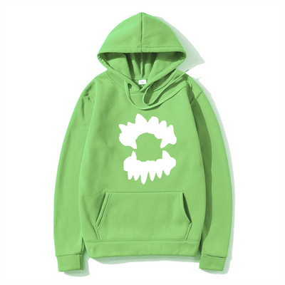 Vintage muška majica s kapuljačom Y2K Grunge Hip Hop Teeth Ulična odjeća s kapuljačom Harajuku Punk Gothic Pulover Hoodies Ležerna odjeća