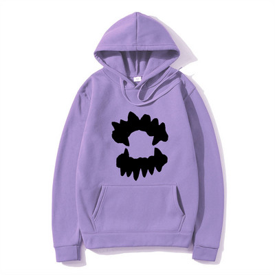 Vintage muška majica s kapuljačom Y2K Grunge Hip Hop Teeth Ulična odjeća s kapuljačom Harajuku Punk Gothic Pulover Hoodies Ležerna odjeća