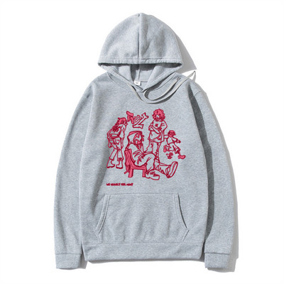 2023. aasta Meeste tänavarõivad, roosa kapuutsiga dressipluus, naljakas multikas Graafiline kapuuts, sügisene Harajuku anime kapuutsiga pullover, hip-hop hipster