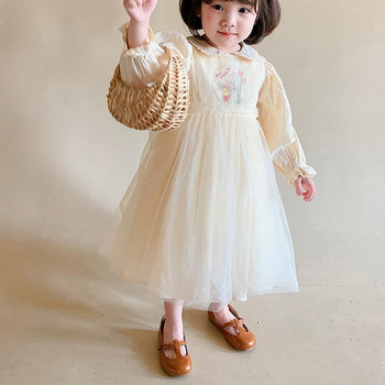 Παιδικό φόρεμα Γλυκά ρούχα για κορίτσια Μακρυμάνικο νήπιο 1-10 ετών 2023 Φόρεμα για κορίτσια Άνοιξη Καλοκαίρι με Πήτερ Παν