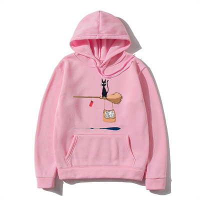 Armsad kassid ei ole kasutuses Koomiksiprint Hoodie Mehed Naised Multikad Pusad Pusad Mood Topid Pullover Retro Meeste Rõivad