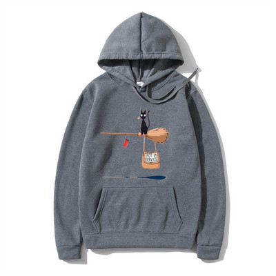 Armsad kassid ei ole kasutuses Koomiksiprint Hoodie Mehed Naised Multikad Pusad Pusad Mood Topid Pullover Retro Meeste Rõivad