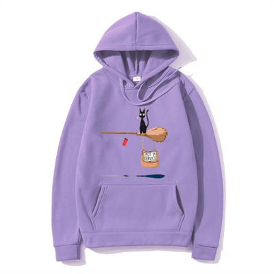 Armsad kassid ei ole kasutuses Koomiksiprint Hoodie Mehed Naised Multikad Pusad Pusad Mood Topid Pullover Retro Meeste Rõivad