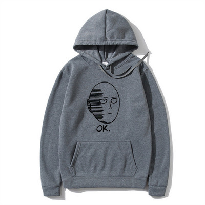 One Punch Anime Hoodie Meeste 2023 vabaaja mood, fliisist dressid, meeste tänavarõivad, riided, meeste pulover, soe kampsun