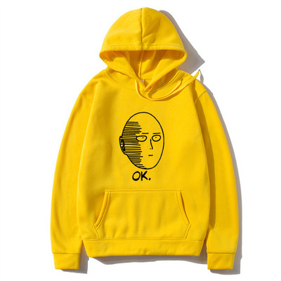 One Punch Anime Hoodie Meeste 2023 vabaaja mood, fliisist dressid, meeste tänavarõivad, riided, meeste pulover, soe kampsun