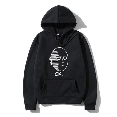 One Punch Anime Hoodie Meeste 2023 vabaaja mood, fliisist dressid, meeste tänavarõivad, riided, meeste pulover, soe kampsun