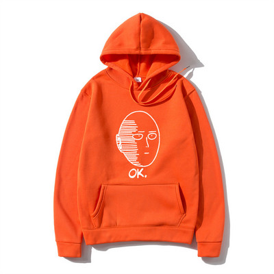 One Punch Anime Hoodie Meeste 2023 vabaaja mood, fliisist dressid, meeste tänavarõivad, riided, meeste pulover, soe kampsun