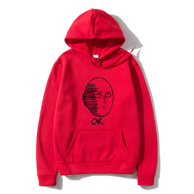 One Punch Anime Hoodie Meeste 2023 vabaaja mood, fliisist dressid, meeste tänavarõivad, riided, meeste pulover, soe kampsun