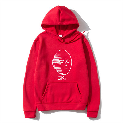 One Punch Anime Hoodie Meeste 2023 vabaaja mood, fliisist dressid, meeste tänavarõivad, riided, meeste pulover, soe kampsun