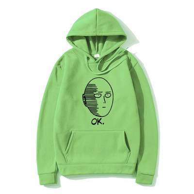 One Punch Anime Hoodie Meeste 2023 vabaaja mood, fliisist dressid, meeste tänavarõivad, riided, meeste pulover, soe kampsun