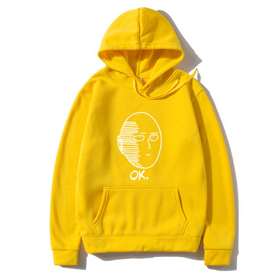 One Punch Anime Hoodie Meeste 2023 vabaaja mood, fliisist dressid, meeste tänavarõivad, riided, meeste pulover, soe kampsun