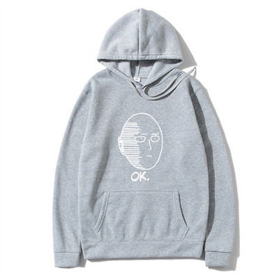 One Punch Anime Hoodie Meeste 2023 vabaaja mood, fliisist dressid, meeste tänavarõivad, riided, meeste pulover, soe kampsun