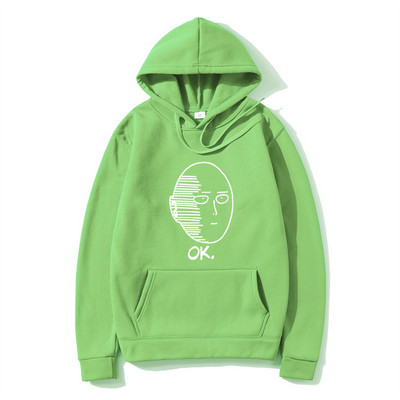 One Punch Anime Hoodie Meeste 2023 vabaaja mood, fliisist dressid, meeste tänavarõivad, riided, meeste pulover, soe kampsun
