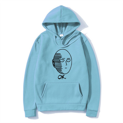 One Punch Anime Hoodie Meeste 2023 vabaaja mood, fliisist dressid, meeste tänavarõivad, riided, meeste pulover, soe kampsun