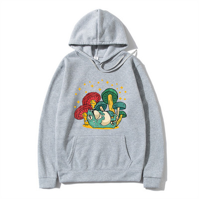 Meeste Hoodie Cottagecore Esteetiline Mushroom Tume Academia Konn Kapuuts Mood Pullover Pusa Sügis Talvine Meeste riided