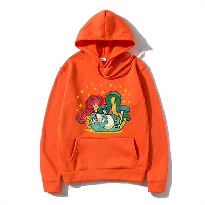 Meeste Hoodie Cottagecore Esteetiline Mushroom Tume Academia Konn Kapuuts Mood Pullover Pusa Sügis Talvine Meeste riided