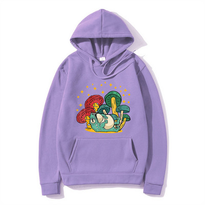 Meeste Hoodie Cottagecore Esteetiline Mushroom Tume Academia Konn Kapuuts Mood Pullover Pusa Sügis Talvine Meeste riided
