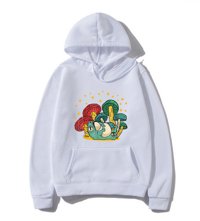 Meeste Hoodie Cottagecore Esteetiline Mushroom Tume Academia Konn Kapuuts Mood Pullover Pusa Sügis Talvine Meeste riided