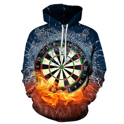 Green Flame Hoodie 3D Φούτερ Ανδρική/Γυναικεία με κουκούλα φθινοπωρινό και χειμερινό παλτό Ανδρικά ρούχα Αστείο μπουφάν μόδας μεγάλου μεγέθους φούτερ