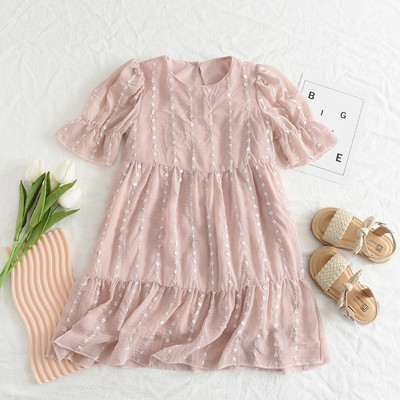 Bear Leader Djevojčice Cvjetne haljine 2023 Nova moda slatki dječji cvjetovi Korzet Vestidos bez rukava Dječja odjeća 3-8 godina