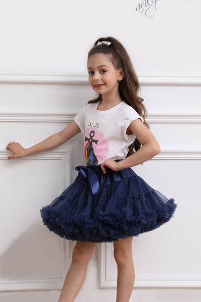 Dječja jednobojna paperjasta dječja tutu suknja Dječja baletna dječja podsuknja Suknje za djevojčice Princess Tulle Party Plesna haljina za djevojčice