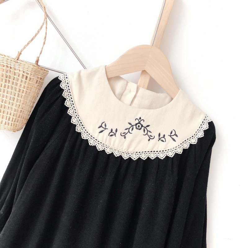 Haljina za djevojčice Korejska modna odjeća za djevojčice Bebe Kids Todder Chipkasta princeza haljina za zabavu Haljine dugih rukava Ležerne haljine za djevojčice