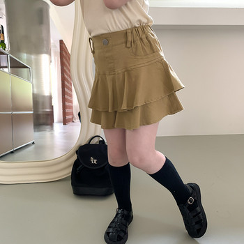 Καλοκαιρινό μωρό κοριτσάκια μόδας πλισέ φούστες 2-8 ετών παιδικό παντελόνι