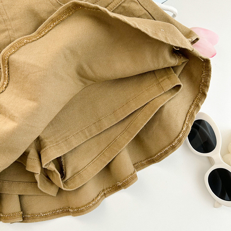 Vasaros madingi klostuoti sijonai mergaitems 2-8 metu vaikams kelnaites