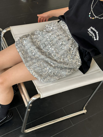 Μόδα για κορίτσια φούστα με παγιέτες 2023 Παιδική φούστα Παιδική ανάλαφρη πολυτελής μόδα Πριγκίπισσα φούστα Μπουτίκ Ρούχα Απλό στυλ