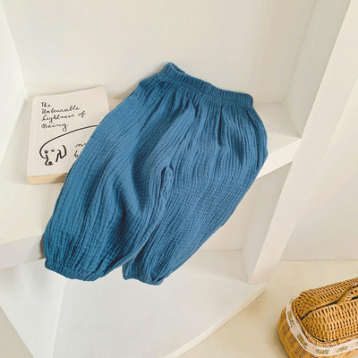 Armsad tüdrukud, puuvillased linased püksid, beebid, lapsed, vabad haaremipüksid, kevadsuvi, hingavad püksid, tüdrukud, lasteriided