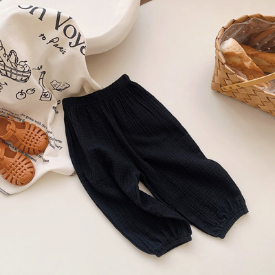 Armsad tüdrukud, puuvillased linased püksid, beebid, lapsed, vabad haaremipüksid, kevadsuvi, hingavad püksid, tüdrukud, lasteriided