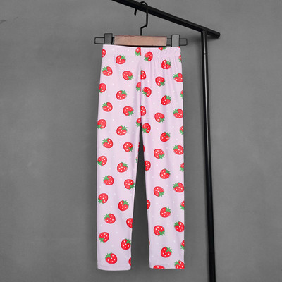 Jambiere pentru fete, pantaloni elastici cu imprimeu flori pentru copii, fete, subțiri, îmbrăcăminte pentru fete, 2-11 ani.