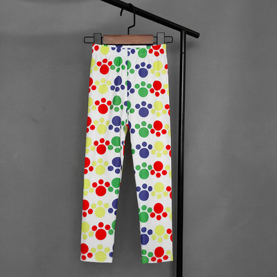 Jambiere pentru fete, pantaloni elastici cu imprimeu flori pentru copii, fete, subțiri, îmbrăcăminte pentru fete, 2-11 ani.