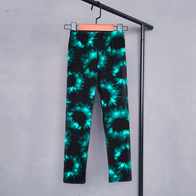 Jambiere pentru fete, pantaloni elastici cu imprimeu flori pentru copii, fete, subțiri, îmbrăcăminte pentru fete, 2-11 ani.