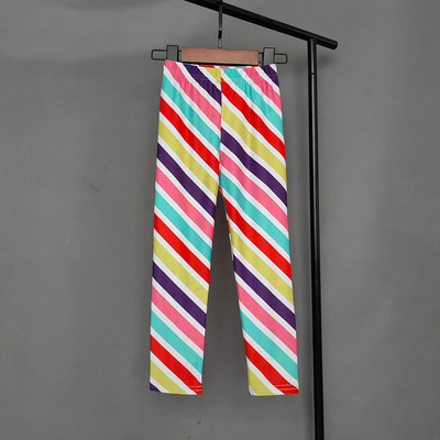 Jambiere pentru fete, pantaloni elastici cu imprimeu flori pentru copii, fete, subțiri, îmbrăcăminte pentru fete, 2-11 ani.