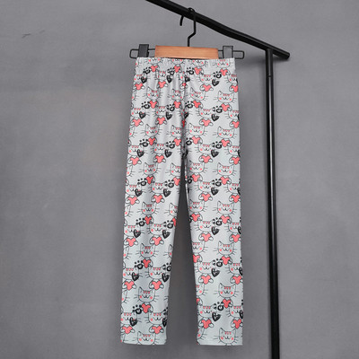 Jambiere pentru fete, pantaloni elastici cu imprimeu flori pentru copii, fete, subțiri, îmbrăcăminte pentru fete, 2-11 ani.