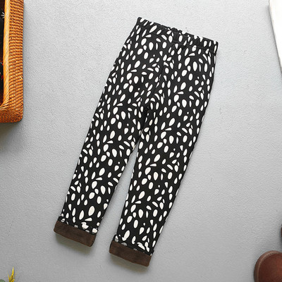 Dječja odjeća jesen zima plus baršunaste tajice za djevojčice debele tople hlače s printom cvijeća korejske uske hlače za djevojčice dječje