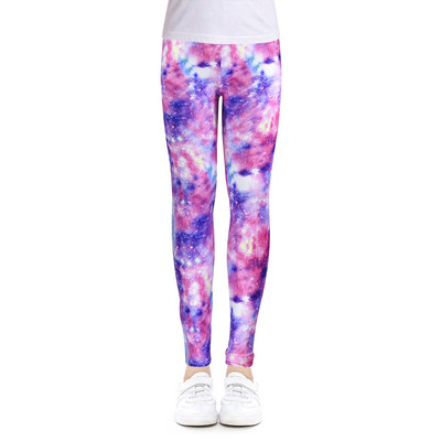 Tüdrukute säärised õues reisimiseks Riided Tüdrukute püksid Tudengite vabaajarõivad Kohandatav stiilne arvutiprintimine 4-13 aastaks