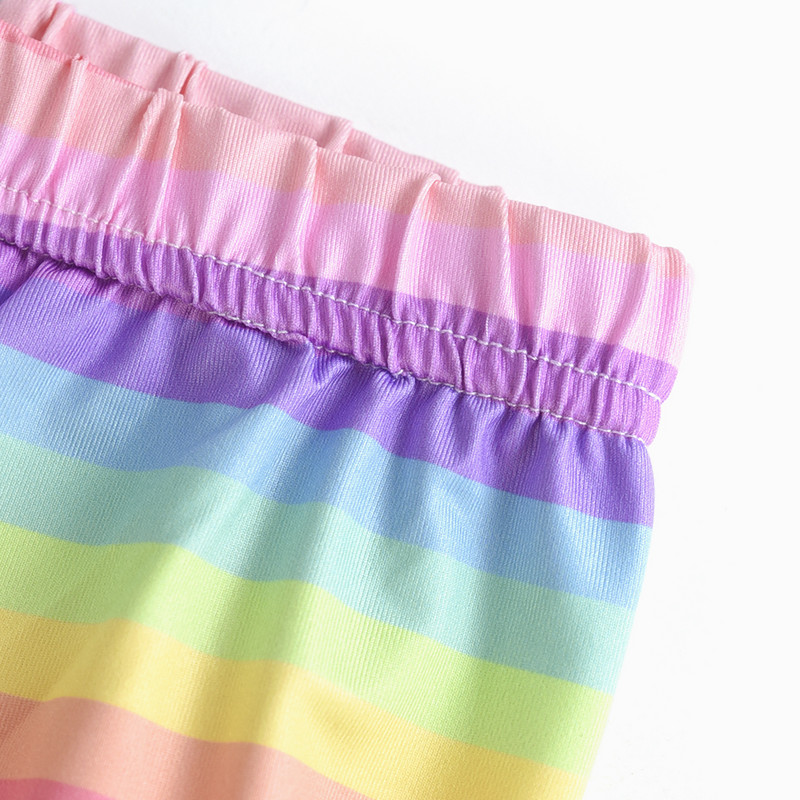 Tüdrukute säärised õues reisimiseks Riided Tüdrukute püksid Tudengite vabaajarõivad Kohandatav stiilne arvutiprintimine 4-13 aastaks