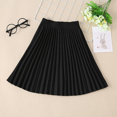 Dječje djevojčice Plisirane suknje Dječje uzročne tutu suknje Nova proljetna odjeća 2022. Crne plesne slatke suknje za djevojčice za 2-7 godina