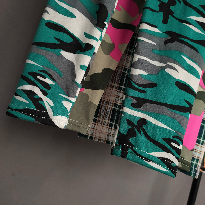Tüdrukute säärised Kevadsuvi Kamuflaažiprint Püksid Lapsed Õhukesed Hingavad Liibuvad Püksid Laste Elastsus Ruudulised Retuusid