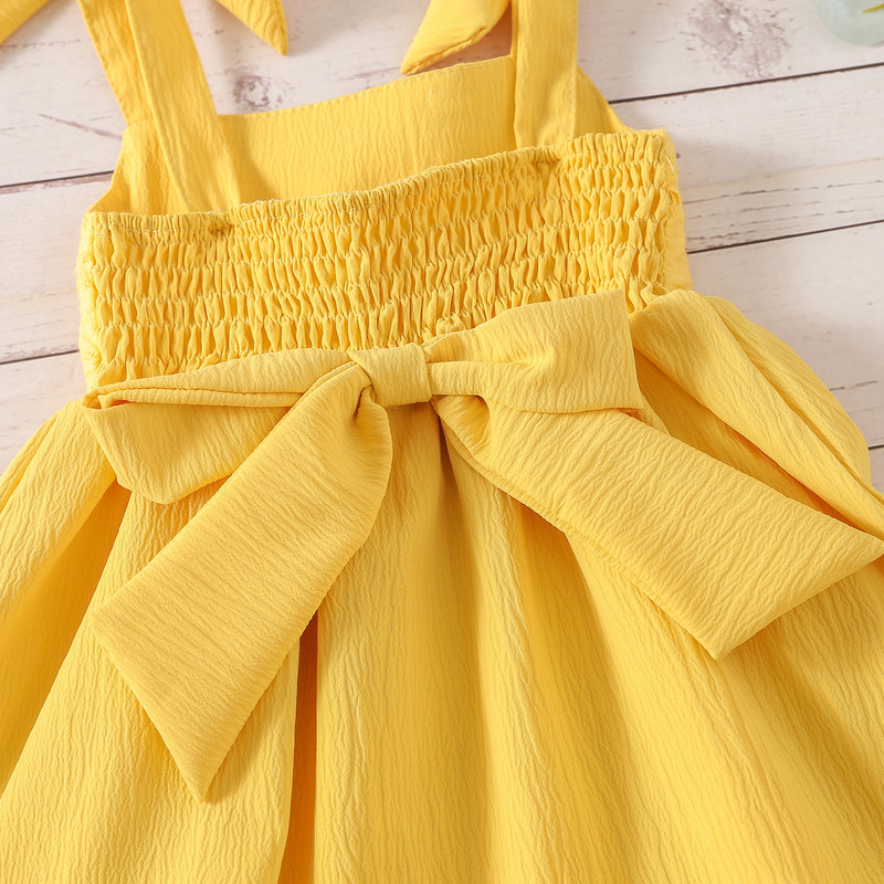 ma&baby 1-6Y Dječja haljina za djevojčice Vintage izdubljena mašna s volanima A kroja haljine za djevojčice Ljetna dječja blagdanska odjeća D01