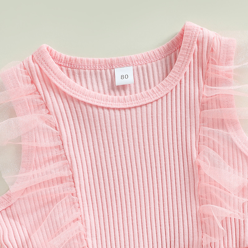 Ma&Baby 1-5Y suvine väikelaste tüdrukute kleit Suvine tüll lillemustriga kleidid Tutu kleidid tüdrukutele, riided D01