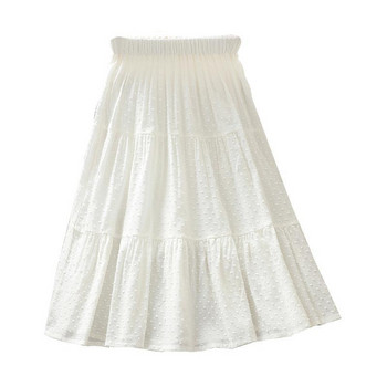 Παιδικές κοριτσίστικες λευκές φούστες σιφόν 2023 Νέες παιδικές καλοκαιρινές λεπτές βαμβακερές φούστες Ψηλόμεσες μωβ φούστες Εφηβικές φούστες καθημερινές