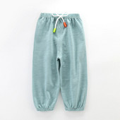 Ljetne dječje hlače, tanke, prozračne, sprječavaju komarce, dječje hlače u boji bombona, za dječake i djevojčice