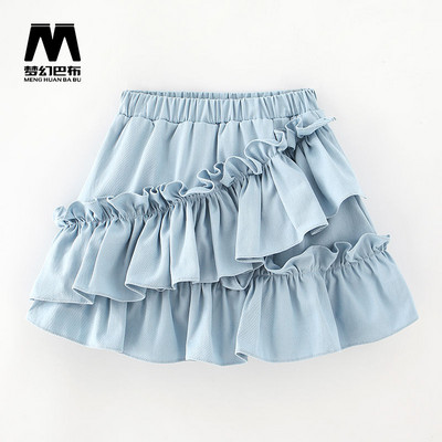 Laste tüdrukute pitsseelikud 2022 Uus saabumine Laste printsessi seelikud pitsiga õmmeldud tantsuriided Teismeliste tüdrukute kõrge vöökohaga seelikud