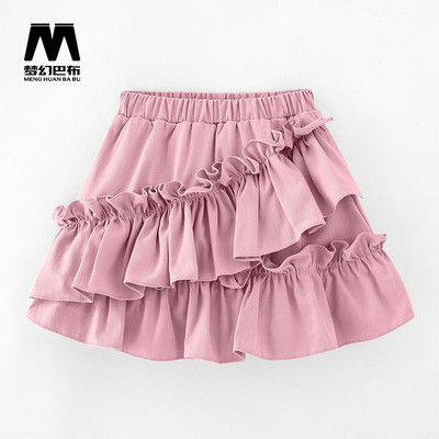 Laste tüdrukute pitsseelikud 2022 Uus saabumine Laste printsessi seelikud pitsiga õmmeldud tantsuriided Teismeliste tüdrukute kõrge vöökohaga seelikud