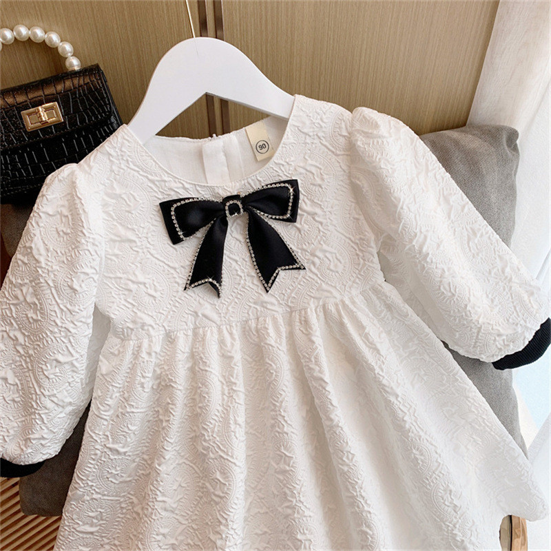 Kevad-sügis tüdrukute kleidid Tüdrukute korea rõivad Pikad varrukad Printsess Pulmapits Pitsikleit Tüdrukute Peokleit Peokleit