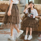 Nova tutu suknja za tinejdžerice, leopard print, pahuljaste baletne suknje za zabavu, dječji ples, princeze, male suknje, odjeća za djevojčice od tila